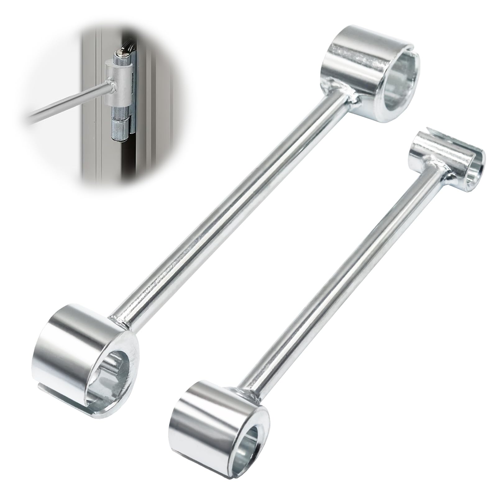 VOIDHUES 2Pcs Hinges Gap Adjusting Wrench Door Hinge Adjustment Tool 0.55-0.75-0.9-0.98in Suitable for Heavy-Duty Fireproof Clean Room Safety Doors