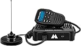Midland® MXT575 GMRS Mobile Radio, Two-Way Radio with NOAA Weather Scan and Alert - for Farms, Ranches, Overlanding - Repeater Capable, Integrated Control Mic,- External Magnetic Mount