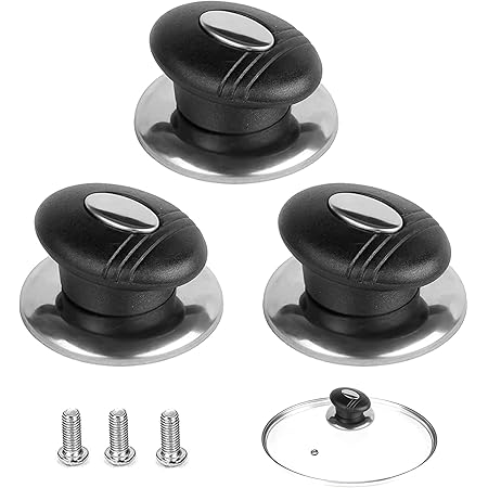 4 Pièces Couvercle Casserole, Boutons Couvercle Casserole, Pièces Rechange Pour Cuisinière à Usage Domestique, Cuisine Universel Remplacement Poignée Pot Knob Replacement(Rouge, Bleu, Vert, Orange