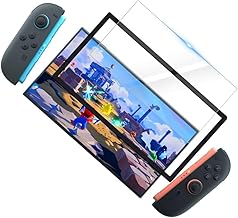 For Nintendo Switch2 Film, Switch 2, Tempered Glass, LCD Protective Film with Guide Frame, 2.5D Curved Processing, High Transmittance, 10H Hardness, Shock Absorption, Shatterproof, Oleophobic,