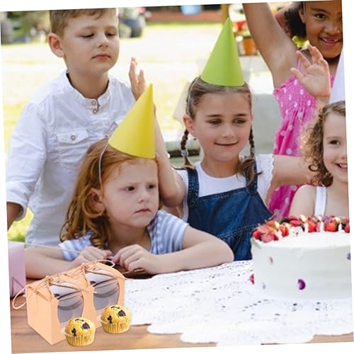 Miniatura 5 de NOLITOY Caja de pastel de 48 piezas Cajas de regalo de galletas Cajas de brownie para tartas pequeñas Cajas de postre Cajas de galletas de Navidad