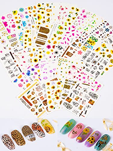 Spearlcable Nail Art Kit,48 Sheets Nail Stickers And 30Pcs 3D Resin Cute Bear,Crystal Rhinestones Holographic Butterfly Glitter Iridescent Half Round Pearls Gold Metal Nail Studs For Acrylic Nail Art #TOP2