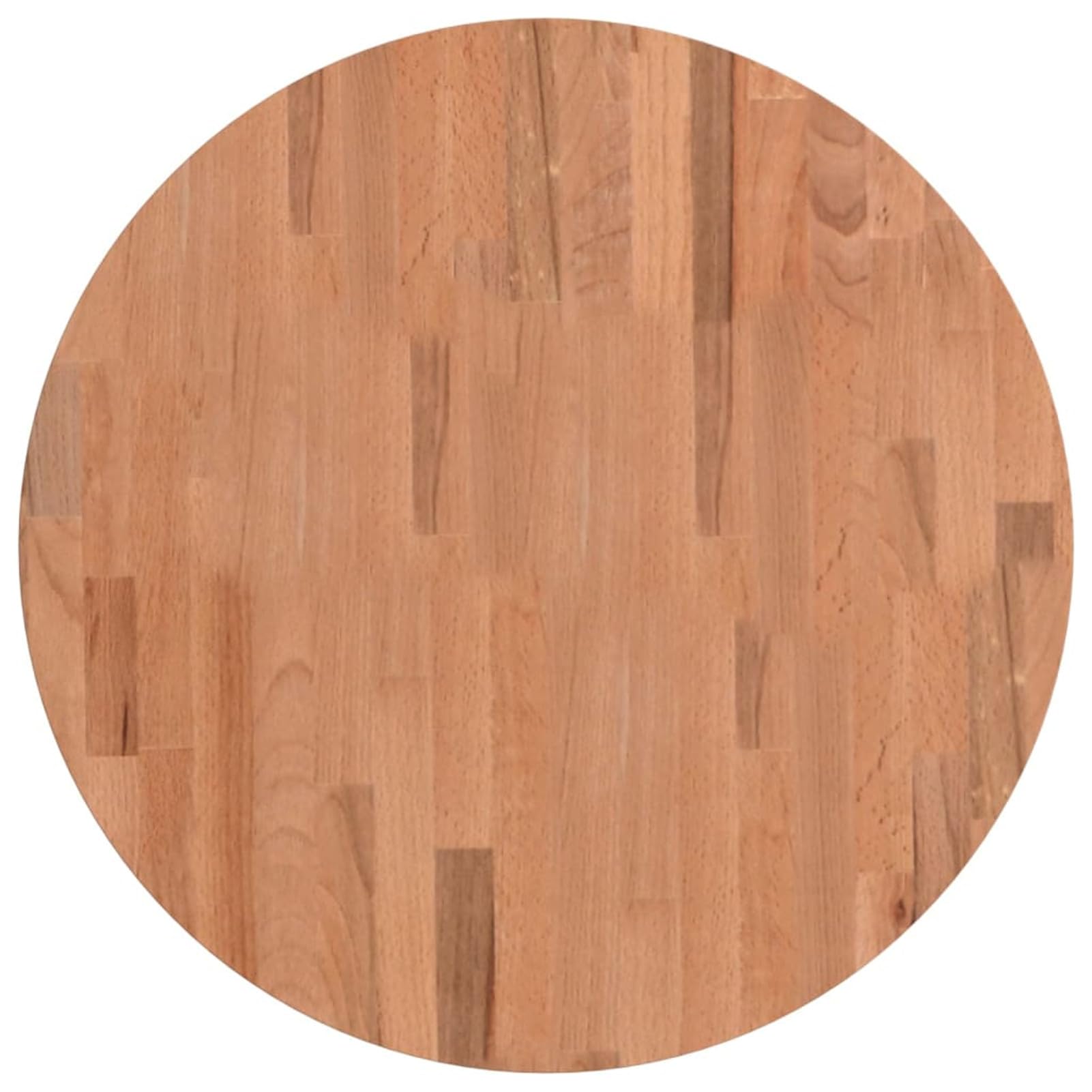 ShGaxin Piano rotondo in legno massello di faggio Ø60 x 2,5 cm, piano da tavolo, scrivanie, tavole per tavoli da pranzo, piano cottura cucina - SPU:355937