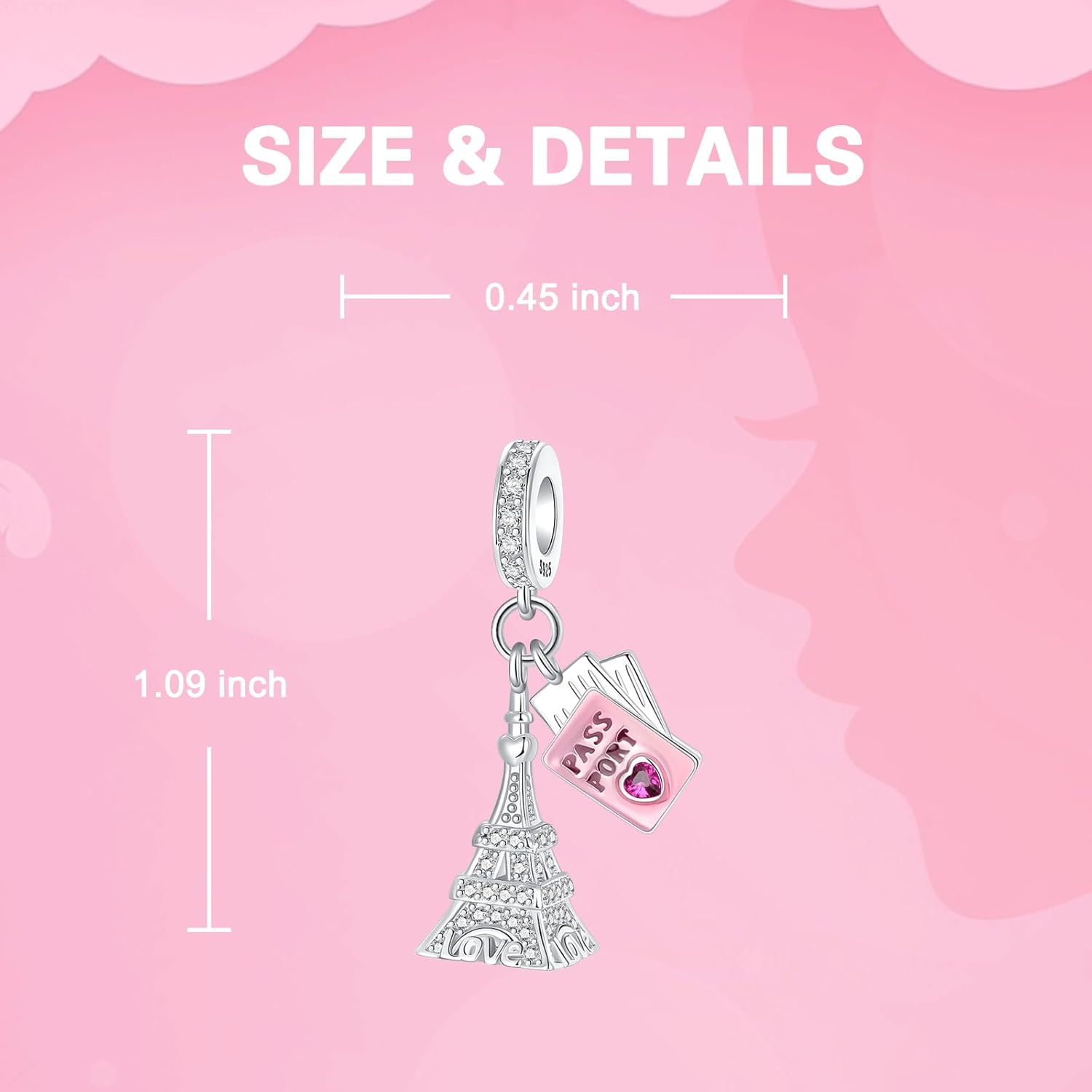 925 Sterling Silver Charms Fits Bracelets and Necklaces Charms for Women Fashion Jewelry for Women, Lover, Mother and Friend - Image 6