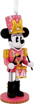 Hallmark Minnie Mouse Nutcracker Ornament, Disney, Pink, Black, White