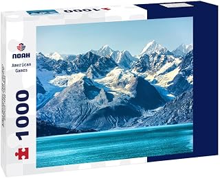 Noah Jigsaw Puzzle Glacier Bay Cruise - Alaska Natural Landscape. Glacier Bay National Park in Alaska, USA 1000 Pieces