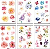 Vista 11 de 12 hojas de lindas calcomanías washi kawaii animales artesanales calcomanías decorativas para álbumes de recortes, planificador diario, collage