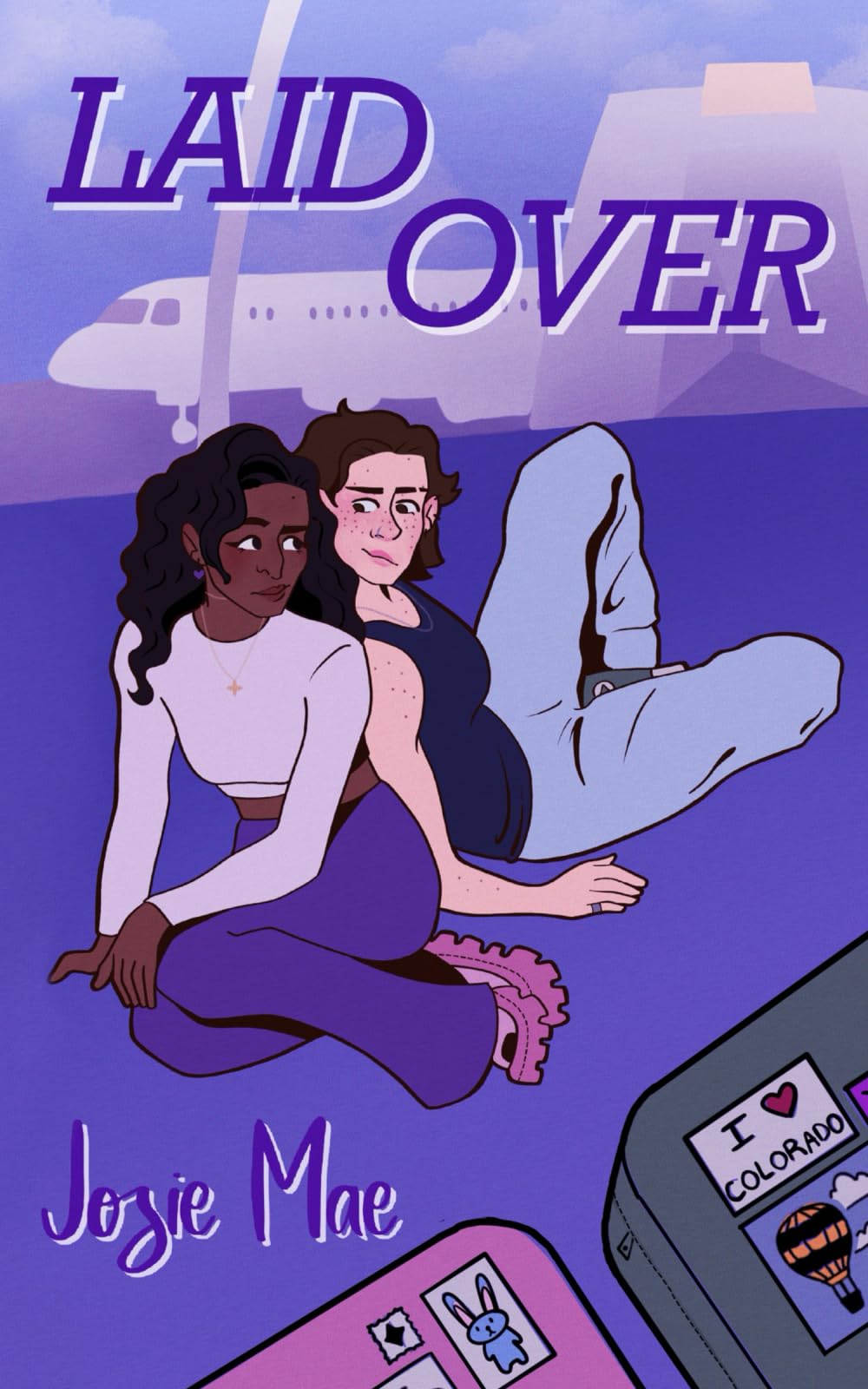 Laid Over: A Lesbian Romance Novella