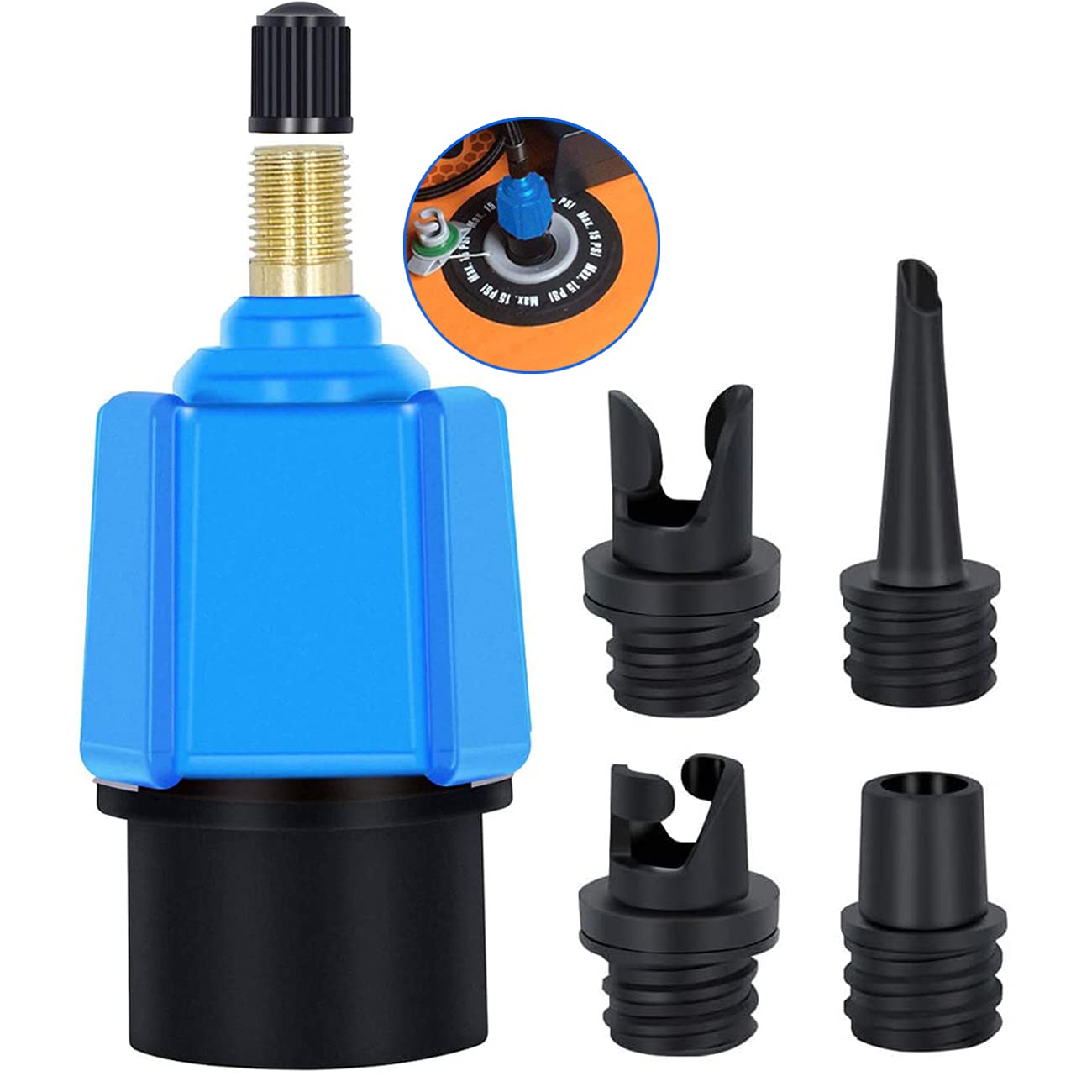 Buy YYANYAN Inflatable Boat SUP Air Pump Adaptor,Air Valve Converter