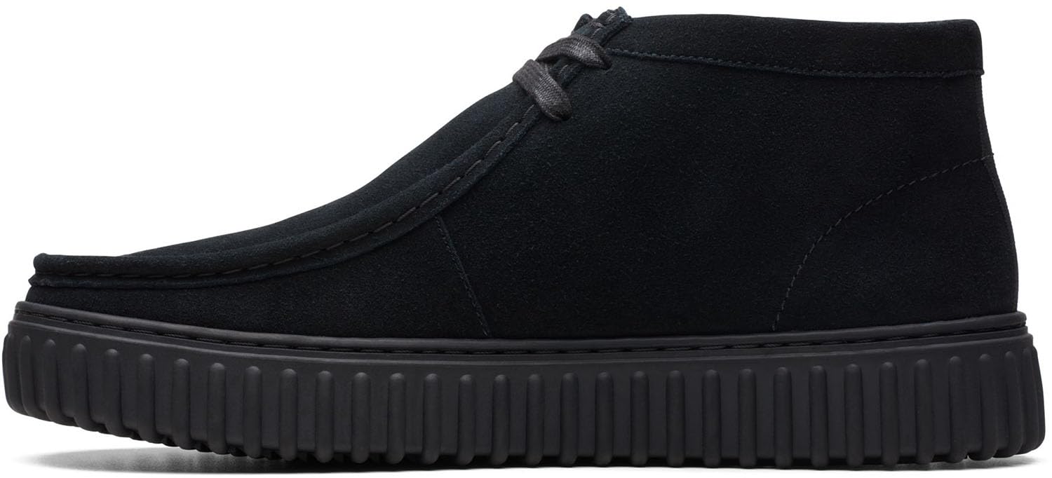 Clarks Torhill Hi Mens Black Leather, 10.5