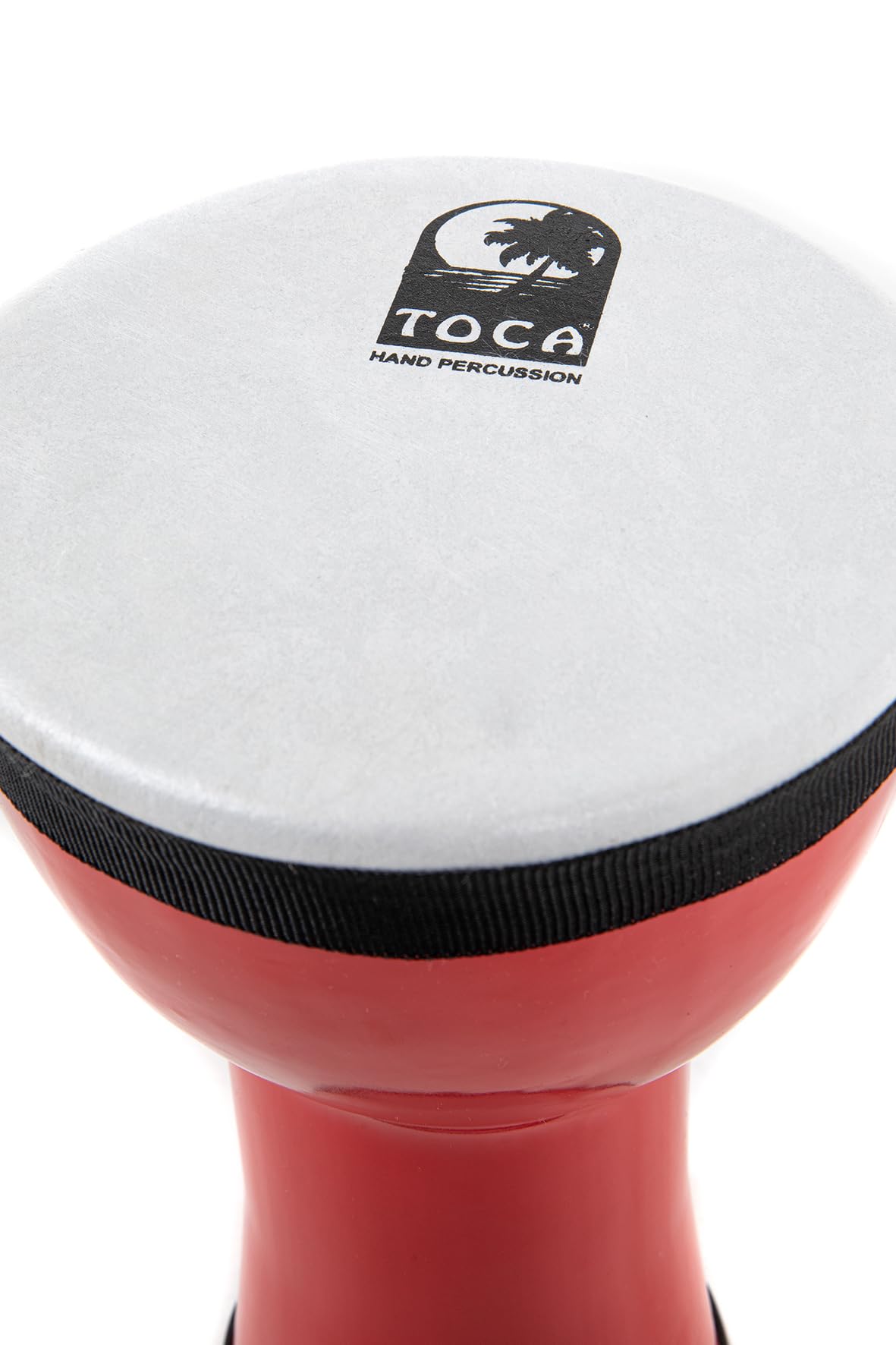 TOCA Doumbek Freestyle 2 Trommel (wetterfester PVC Trommelkessel mit 10" Höhe, immer perfekt gestimmt, ideal für Drum Circles, Bildung & Therapie, Durchmesser: 6"), Red