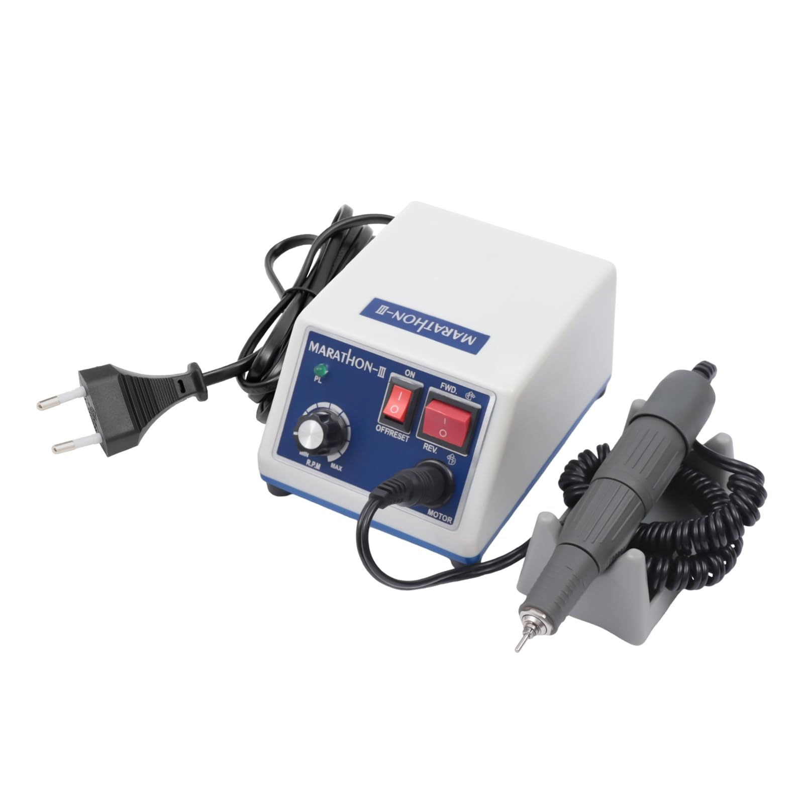 Micromotore da laboratorio, 0-35,000 rpm, motore elettrico da 2,35 mm, portabilità 65 W, lucidatrice per, gioiellieri, artigiani, attrezzature da laboratorio