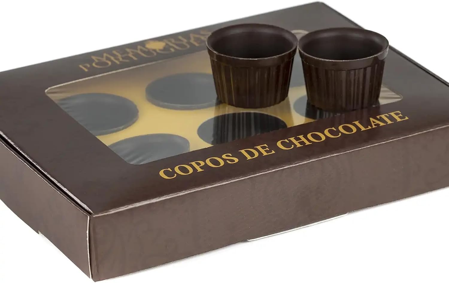 Tazas de Chocolate Nómada - Pack de 3 Cajas con 6 Tacitas - Peso de 36 g - Con Aroma de Vainilla - Textura Suave y Cremosa - Producto Gourmet de Origen Portugués