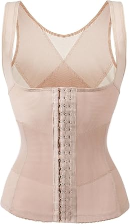 SHAPSHE Waist Trainer for Women Workout Corset Waist Cincher Shapewear Tummy Control Vest Body Shaper Invisible Girdle
