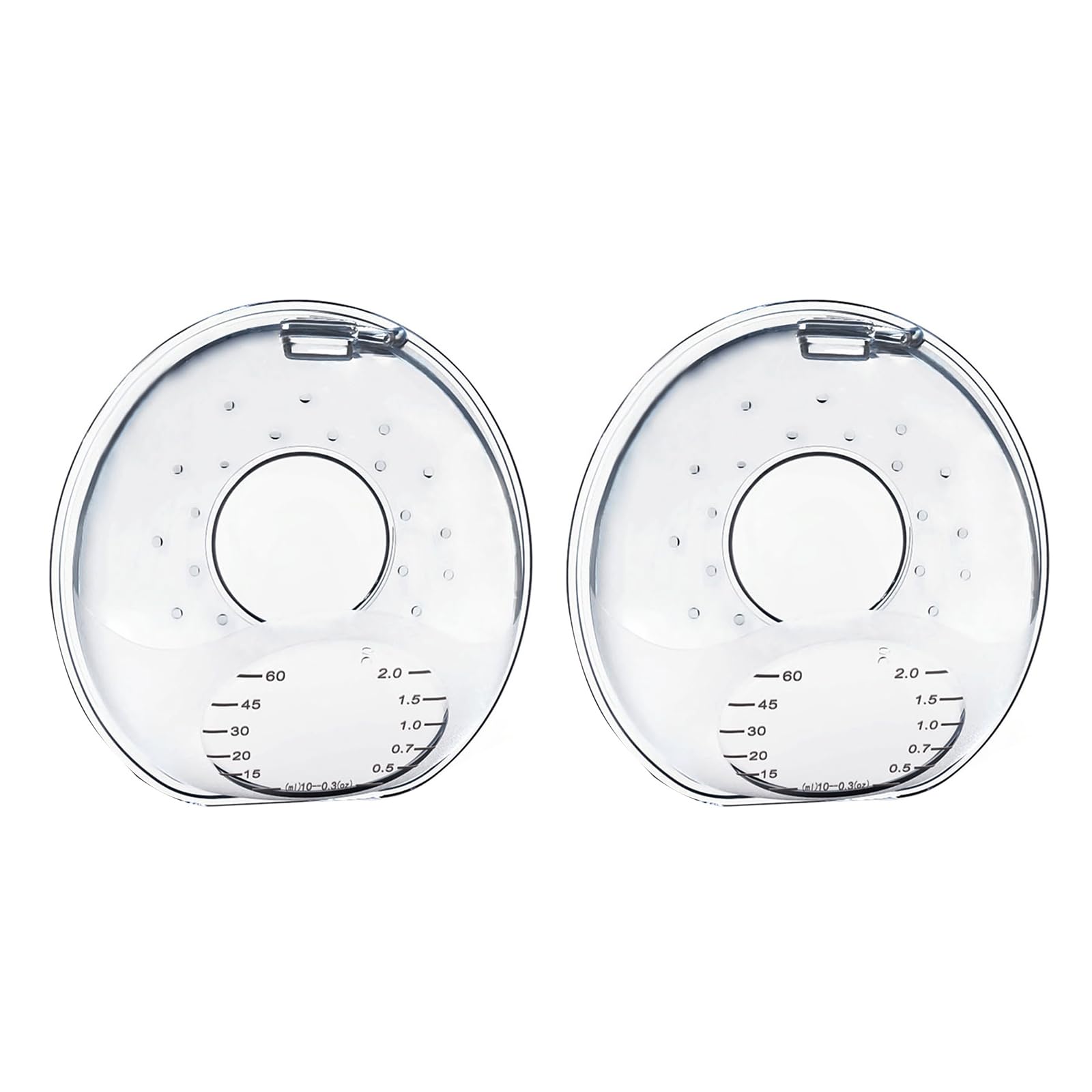 2 Pcs Breast Shells Soft Nursing Cups Reusable Silicone Breastmilk Collecter Leak-Proof Milk Saver for Nursing Moms 2X Milk Saver Reusable Breast Shells Silicone Milk Catcher Wearable Nursing Cups