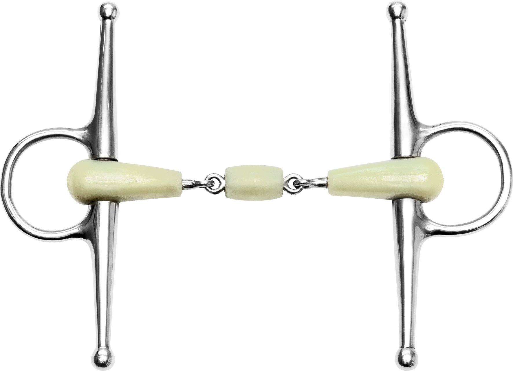 Feeling Flexi Knebeltrense doppelt gebrochen mit Apfelgeschmack Größe 12,5 cm