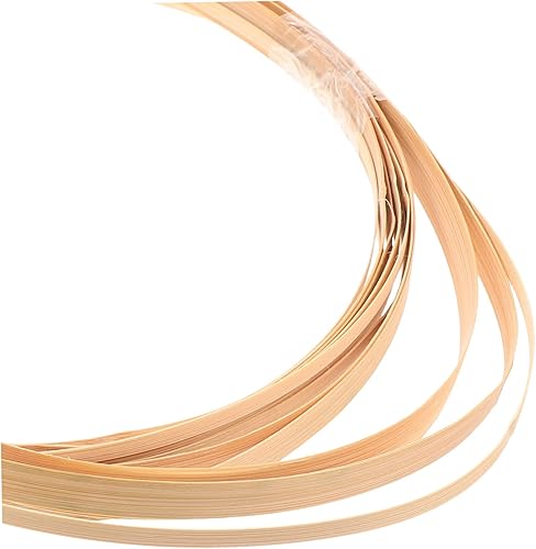 Miniatura 8 de NOLITOY 3 rollos de material de bambú Material de ratán Decoración de mano Silla Caña DIY Caña Correas de bambú Tiras de bambú Cesta de bricolaje