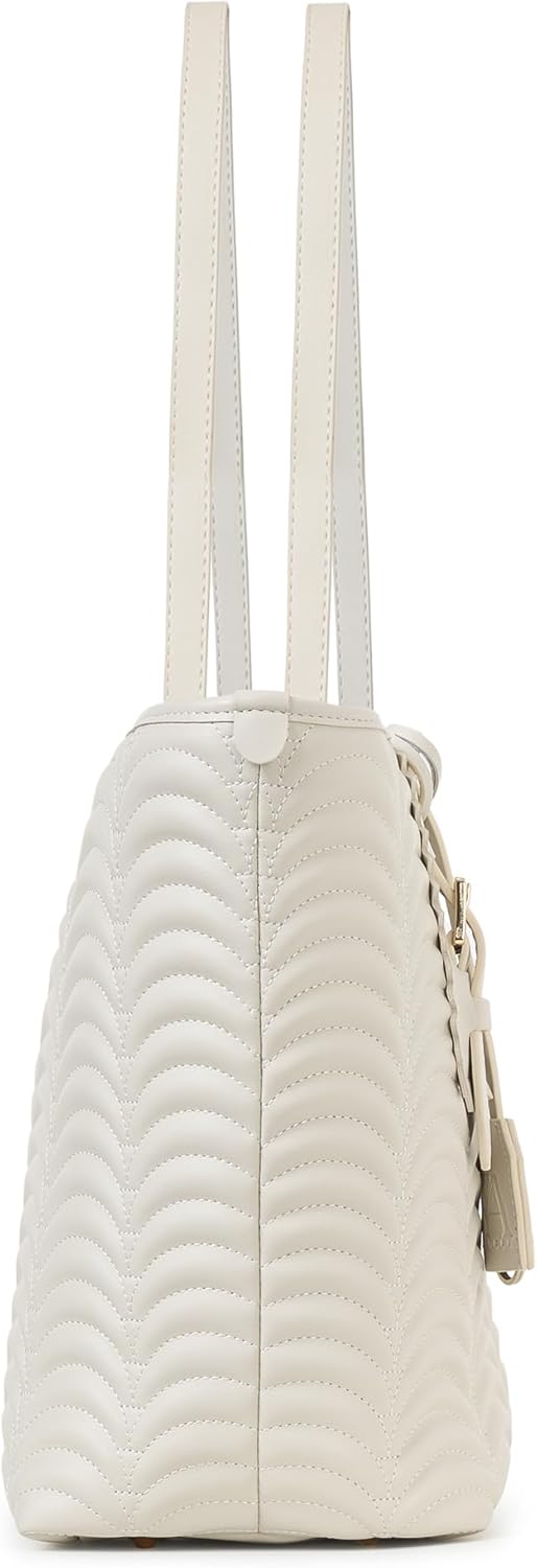 TOTE N°1 Large Structured Tote – Vegan Leather Shoulder Bag for Laptop and Office