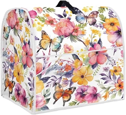 Butterfly Kitchen Aid - Funda acolchada para batidora de pie, se adapta a todos los modelos de cabezal inclinable y elevador de tazón, tela de