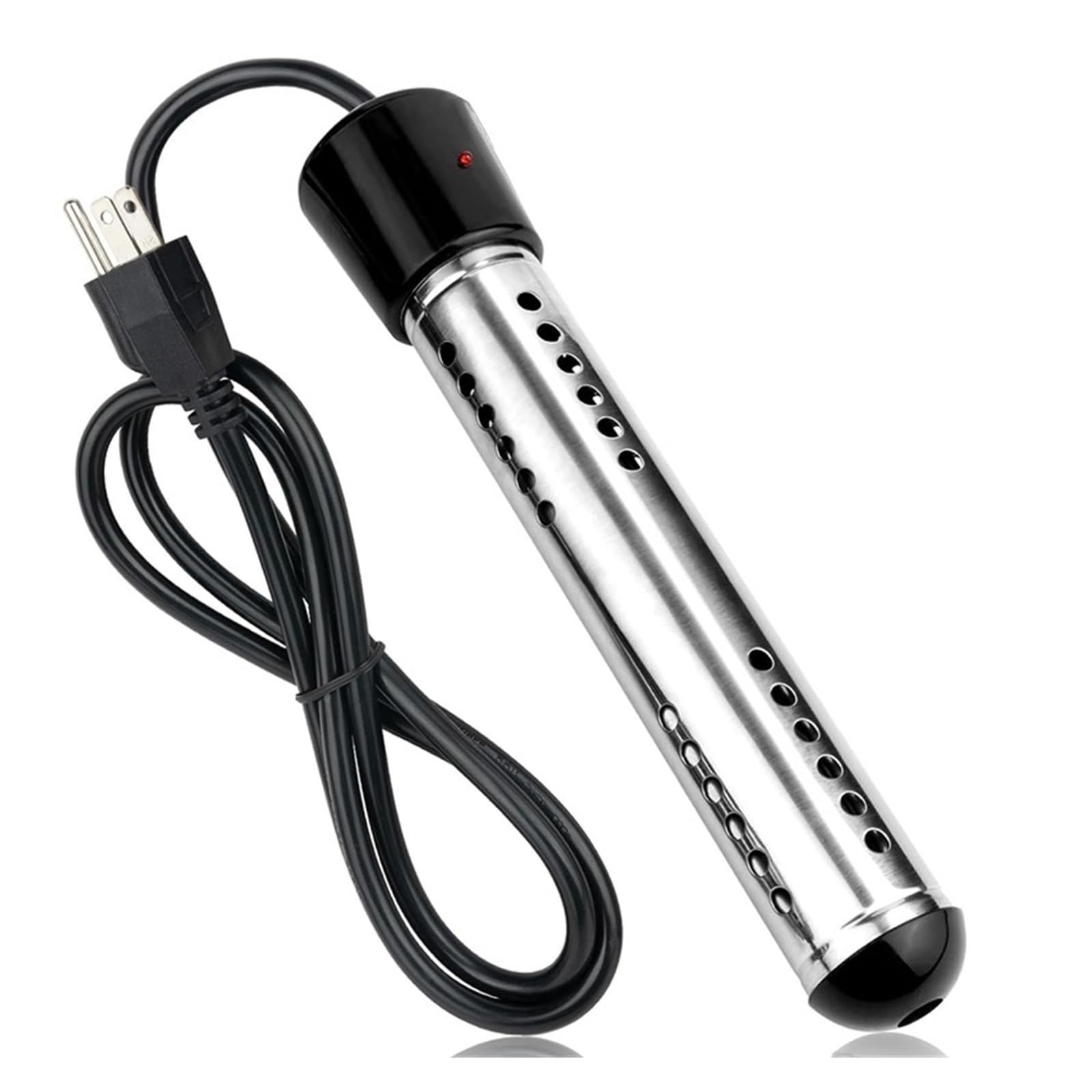 Wassererhitzer, Tauchsieder, 1500W Eimerheizung, Elektrischer Schwarz