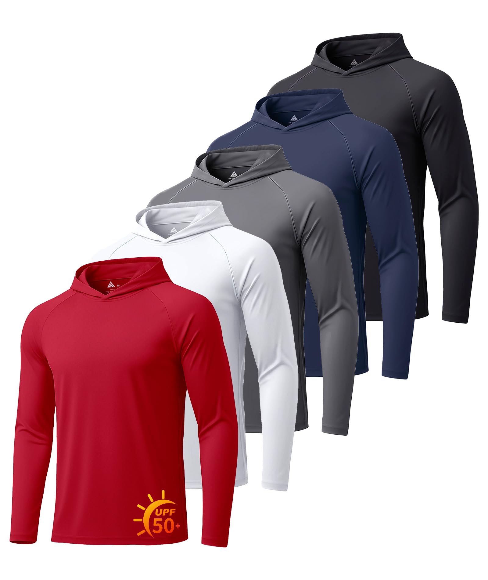ZITY 5 Pack UPF 50+ Hoodie