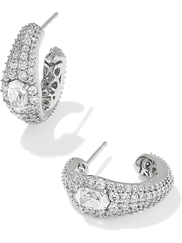 Silver Kendra Scott Bella Hoop