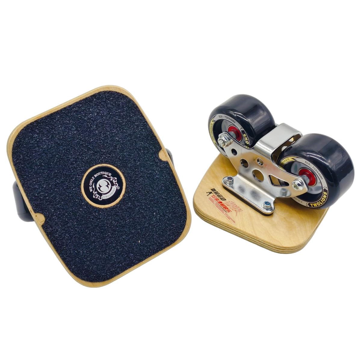 Twolions 7 Layer Canadian Maple Deck Freeline Drift Skates with High Rebound Pu Wheels