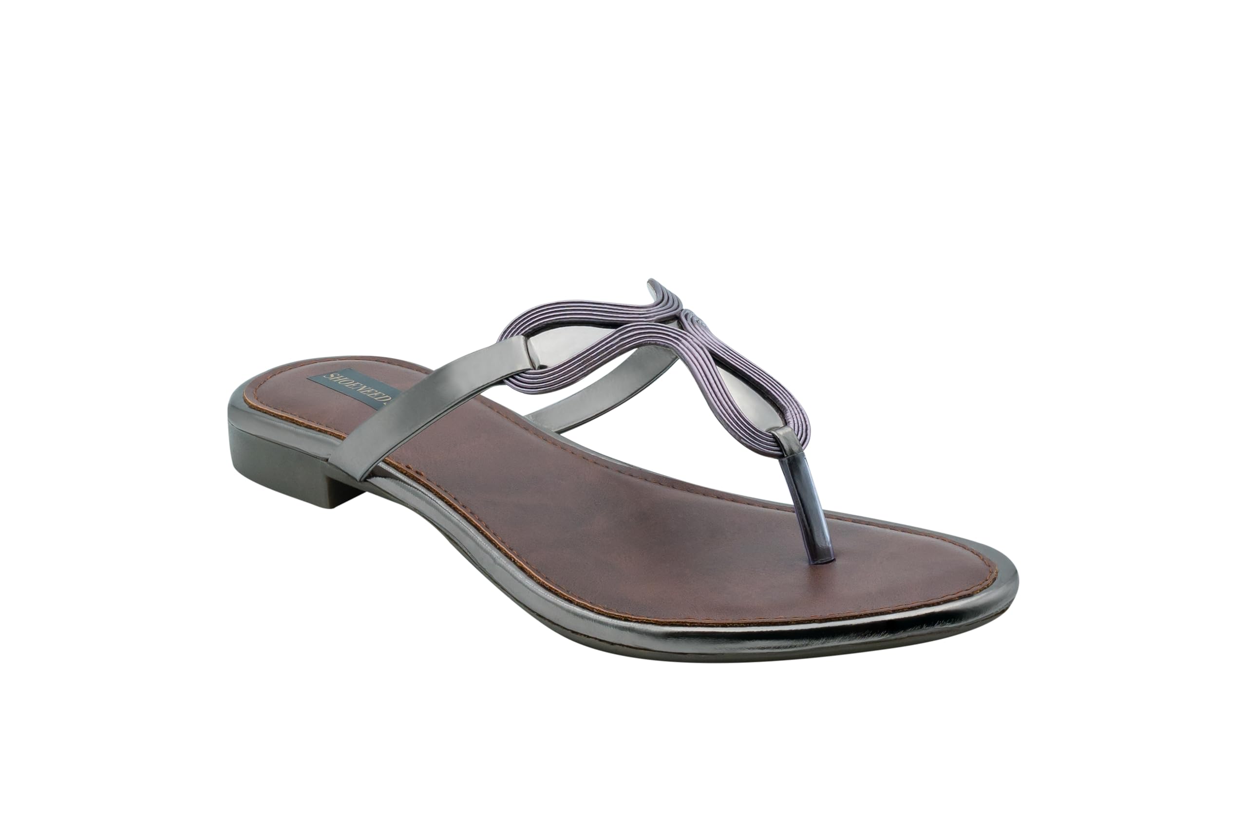 SHOENEED'SWomen's Casual Cushion Sandals - Relaxed and Stylish Footwear - Peach, 6UK