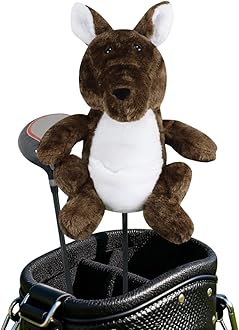 Scott Edward Golf Club Cover Fit Well for Driver or Fairway Wood Golf Club, Funny Cute Animal Design Soft Functional Golf Headcover Stylish Protection for Your Clubs for Men and Women