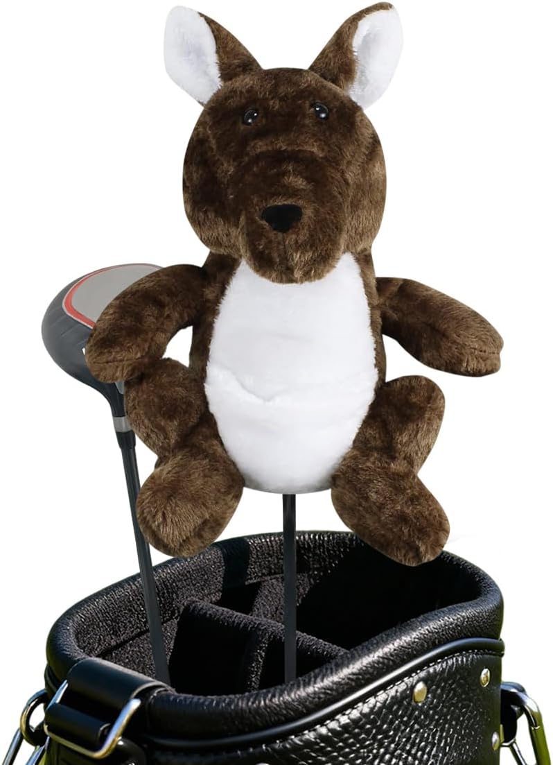 Scott Edward Golf Club Cover Fit Well for Driver or Fairway Wood Golf Club, Funny Cute Animal Design Soft Functional Golf Headcover Stylish Protection for Your Clubs for Men and Women