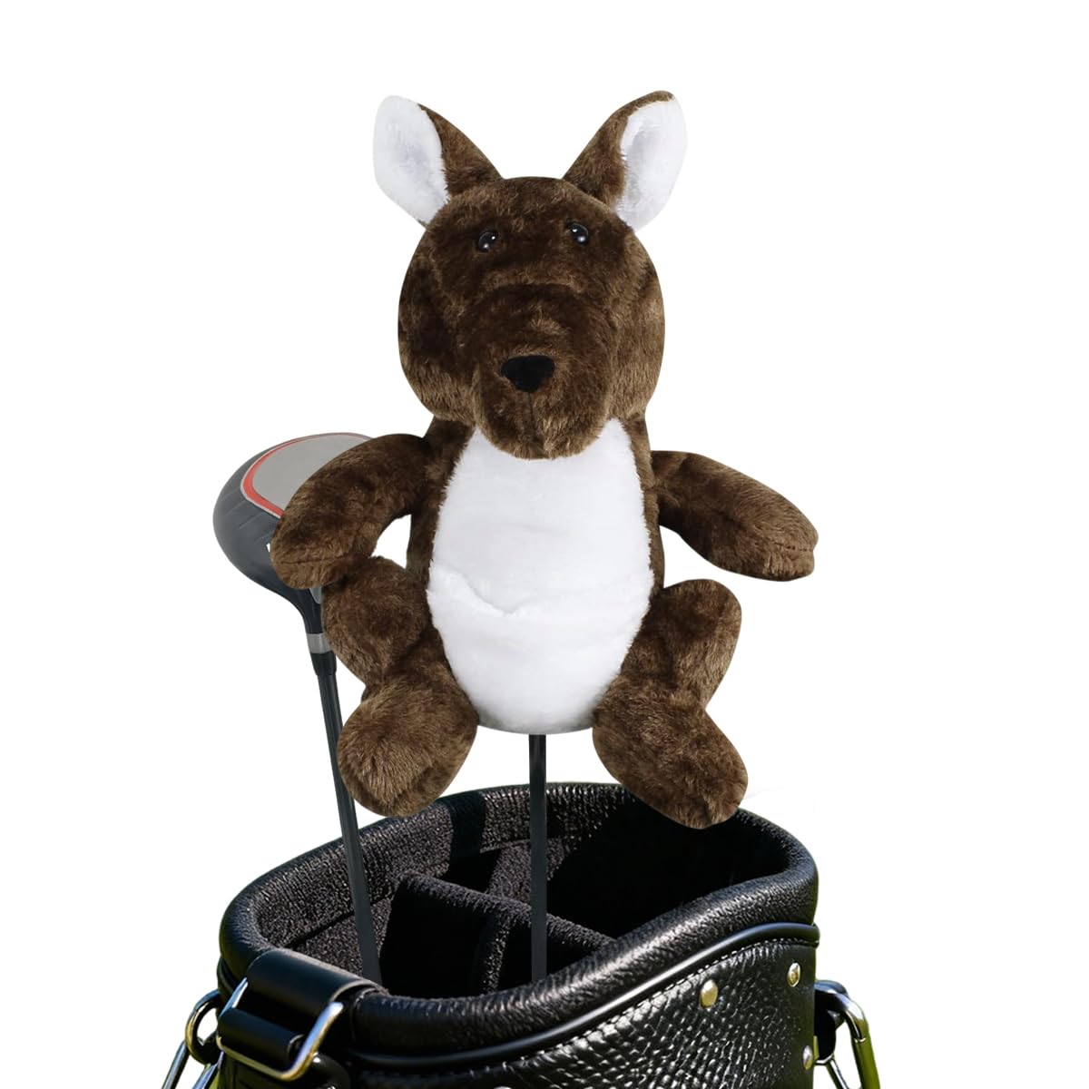Scott Edward Golf Club Cover Fit Well for Driver or Fairway Wood Golf Club, Funny Cute Animal Design Soft Functional Golf Headcover Stylish Protection for Your Clubs for Men and Women