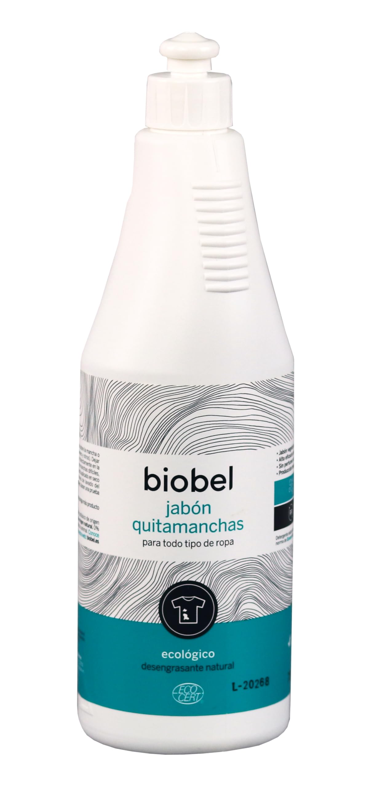 Savon détachant BioBel 56027 protège vos souvenirs en tissu 750 ML