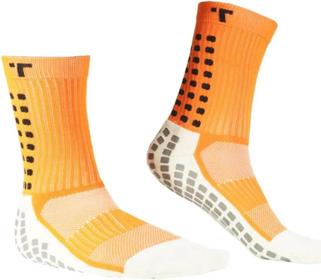 Trusox 3.0 Cushioned Grip Socks, Made in the USA, Non Slip Unisex Grippy Soccer Crew Socks with Grip for Football and Soccer
