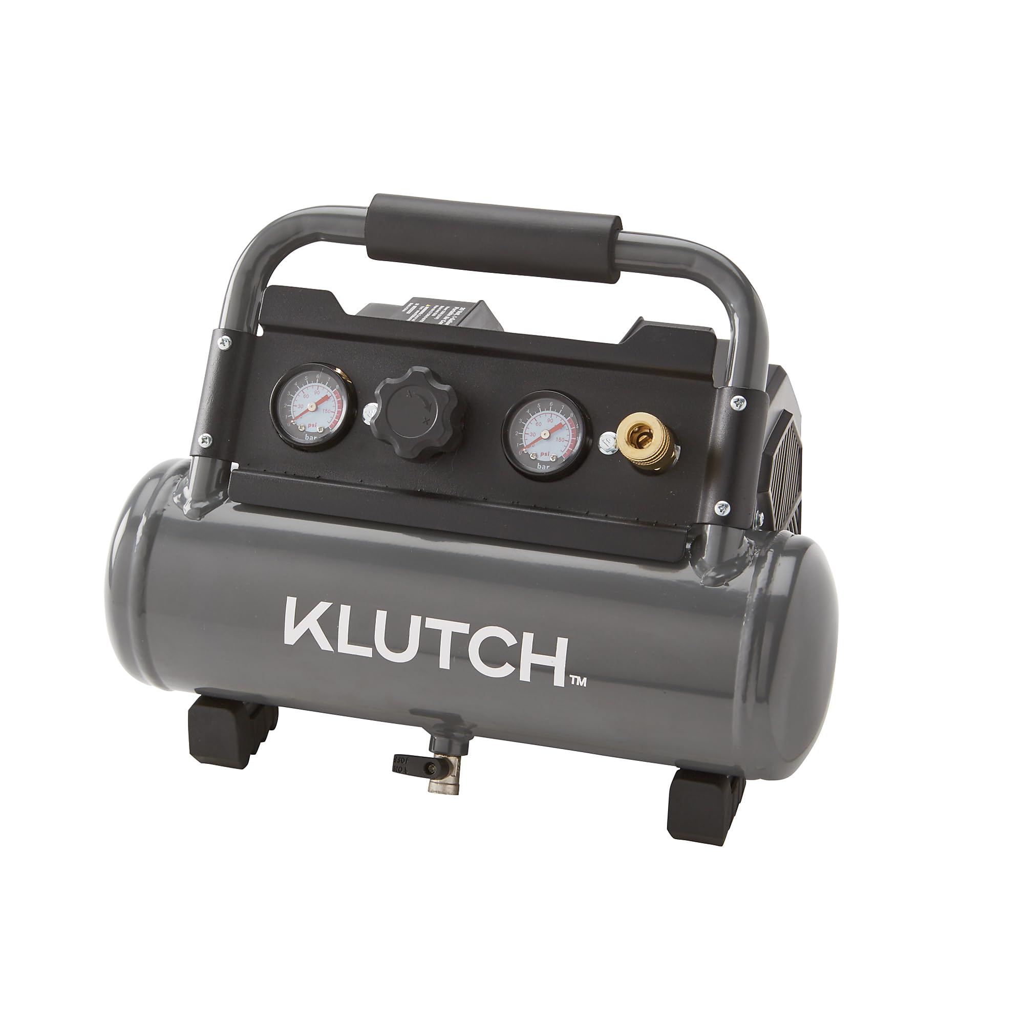 Klutch Portable Air Compressor, KLiQ 20V, 1 Gallon, 115 PSI, Cordless, Bare Tool