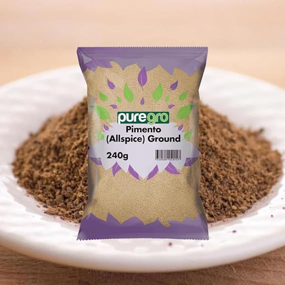 Puregro Pimento (Allspice) Ground 240g | Ground Allspice Spice | Ideal for Seasoning Meat, Stews and Marinades | Suitable for Caribbean and Everyday Cooking | Pantry Staple