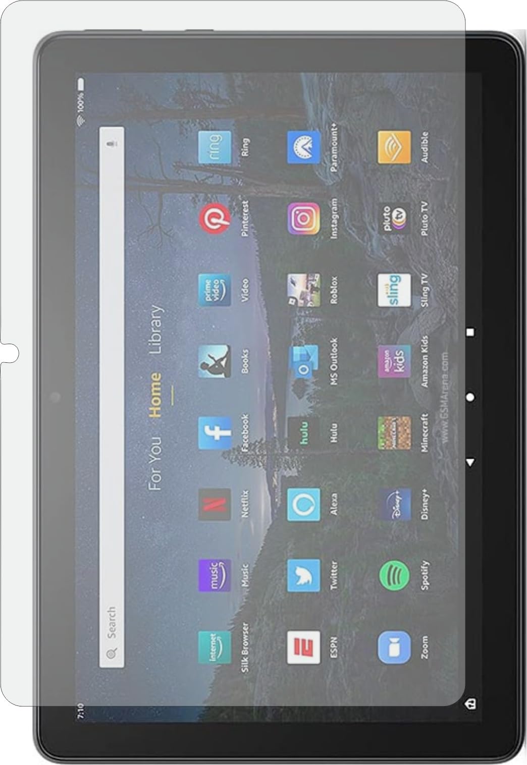 TELTREK Screenguard For Amazon Fire Hd 10 Plus 2021, Fiber Tempered Glass Screen Protector, Screen Guard (B0CM7G97KY) Amazon Price History, Amazon Price Tracker