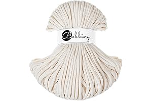 Bobbiny Premium Eco-Friendly Braided Cotton Macrame Cord
