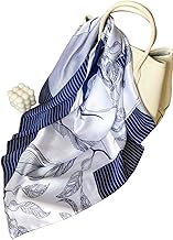 Printed Poly Silken feel Scarf Stole for Women | Stylish, Soft, & Lightweight | Satin Feel Neck Scarf, Hair Scarf, Head Scarf for Women