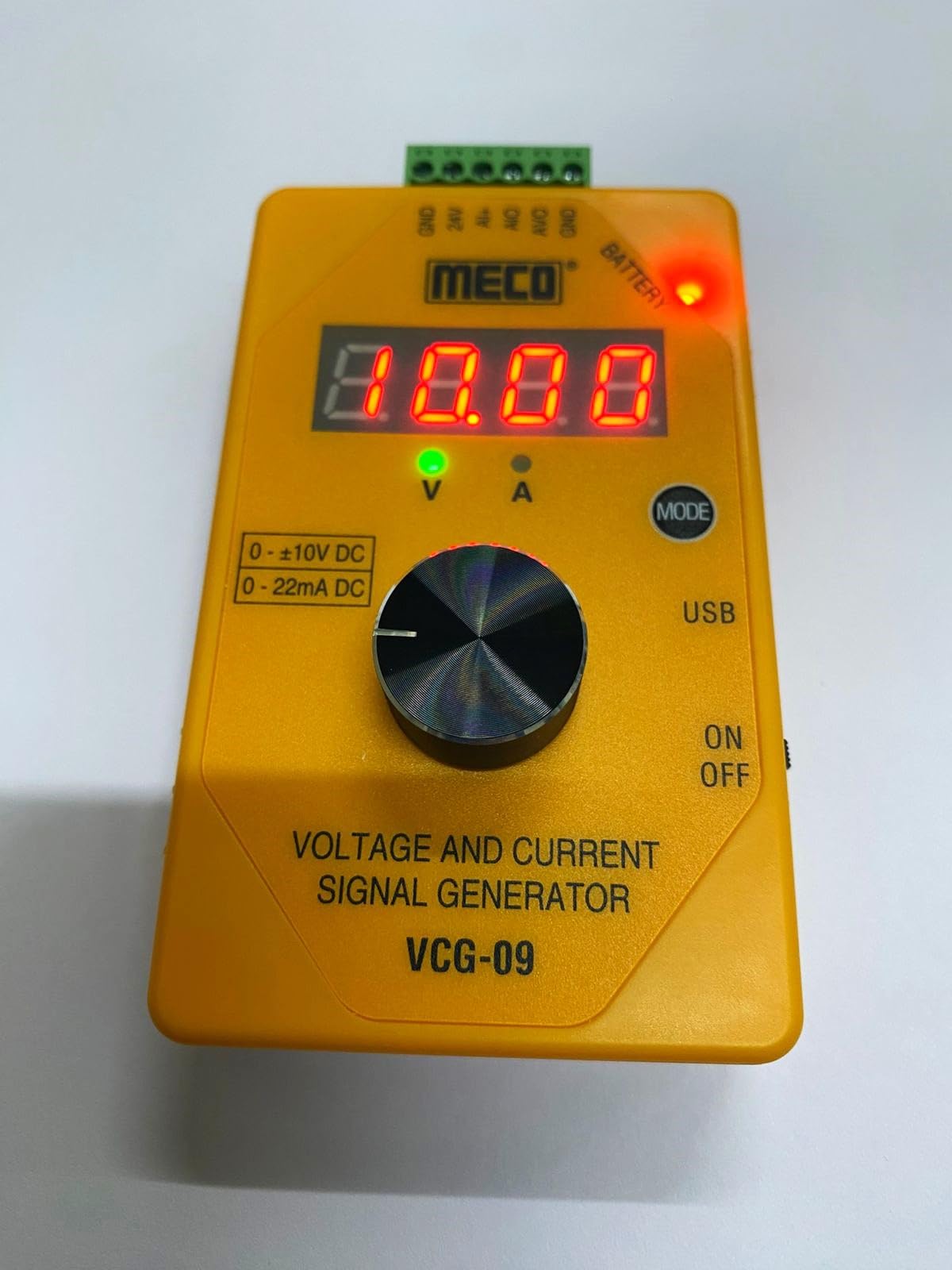 MECO VCG-09 Pocket Size Voltage & Current Source Signal Generator, 0-10 V/0-22 mA for Engineering, Technicians, Streamlining Installation, Commissioning & Maintenance Processes By Skyking ®-image-31
