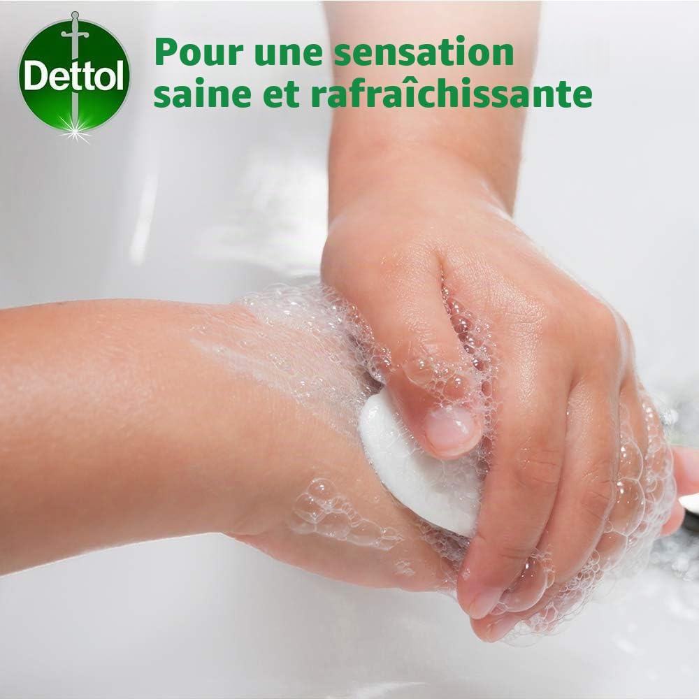 Dettol - Savon antibactérien original en barre, 2 pièces (Total 4 barres)