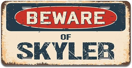 Miniatura 40 de SignMission Beware of Simmental Cattle - Placa de matrícula de aluminio de 12 x 6 pulgadas, se adapta a cualquier automóvil, camión, SUV, RV