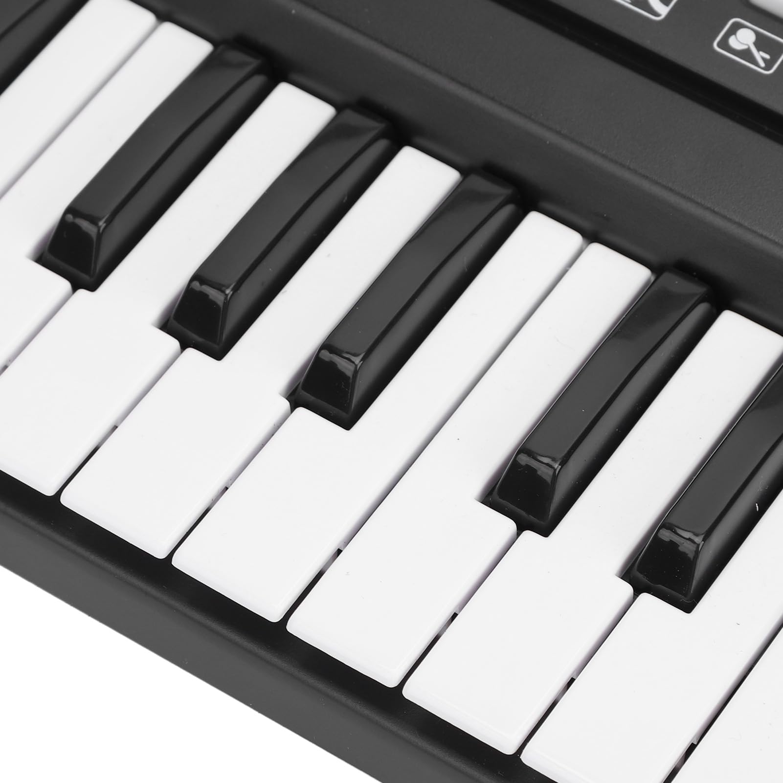 Przenośne Pianino Elektroniczne z 61 Klawiszami i Akumulatorem, Podwójnymi Głośnikami Stereo, funkcją AUX IN, Idealne dla Początkujących Dorosłych