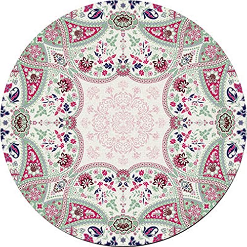 Tapis ronds de style persan PatroPat aux détails floraux