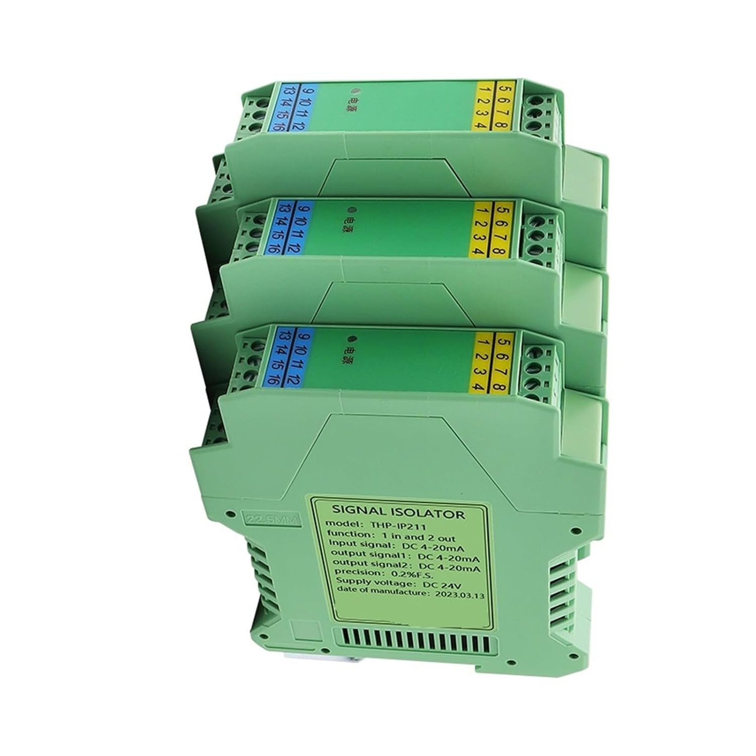 1PCS Industrial Grade Current/Voltage Input Signal Isolation(1in1out 4-20mA)