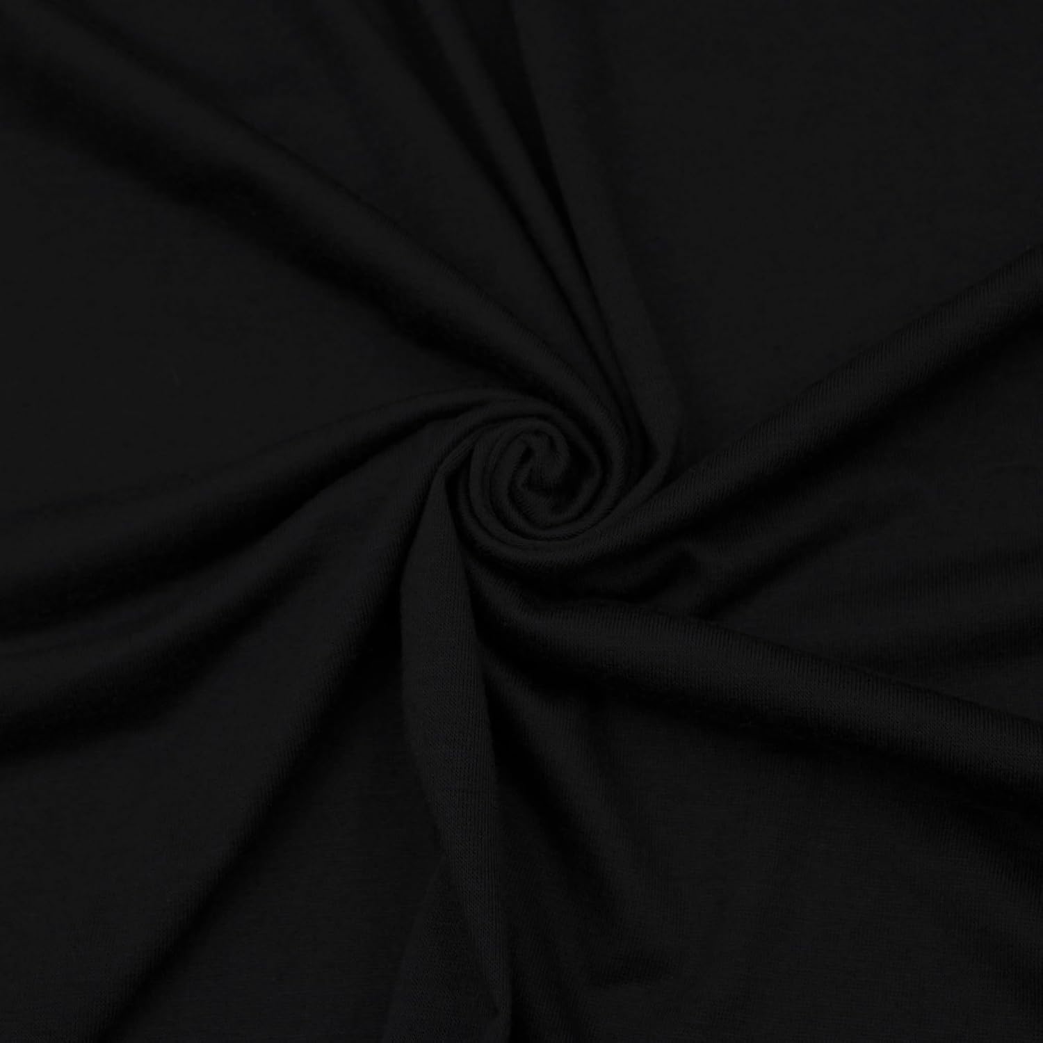 Texco Inc 60" Wide Poly Rayon Spandex Jersey Knit Fabric by the Yard – 155 GSM, Breathable, Stretch for Sewing, Apparel, Dresses, Baby Clothes & DIY