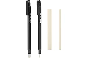 Mr. Pen- Pen Style Eraser, Precision Square & Round Tip 2 Pack,...
