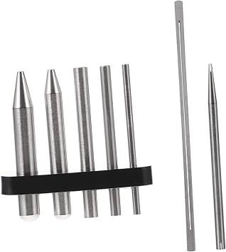 Metal Model DIY Tool Set for Model Builders 7pcs Silver