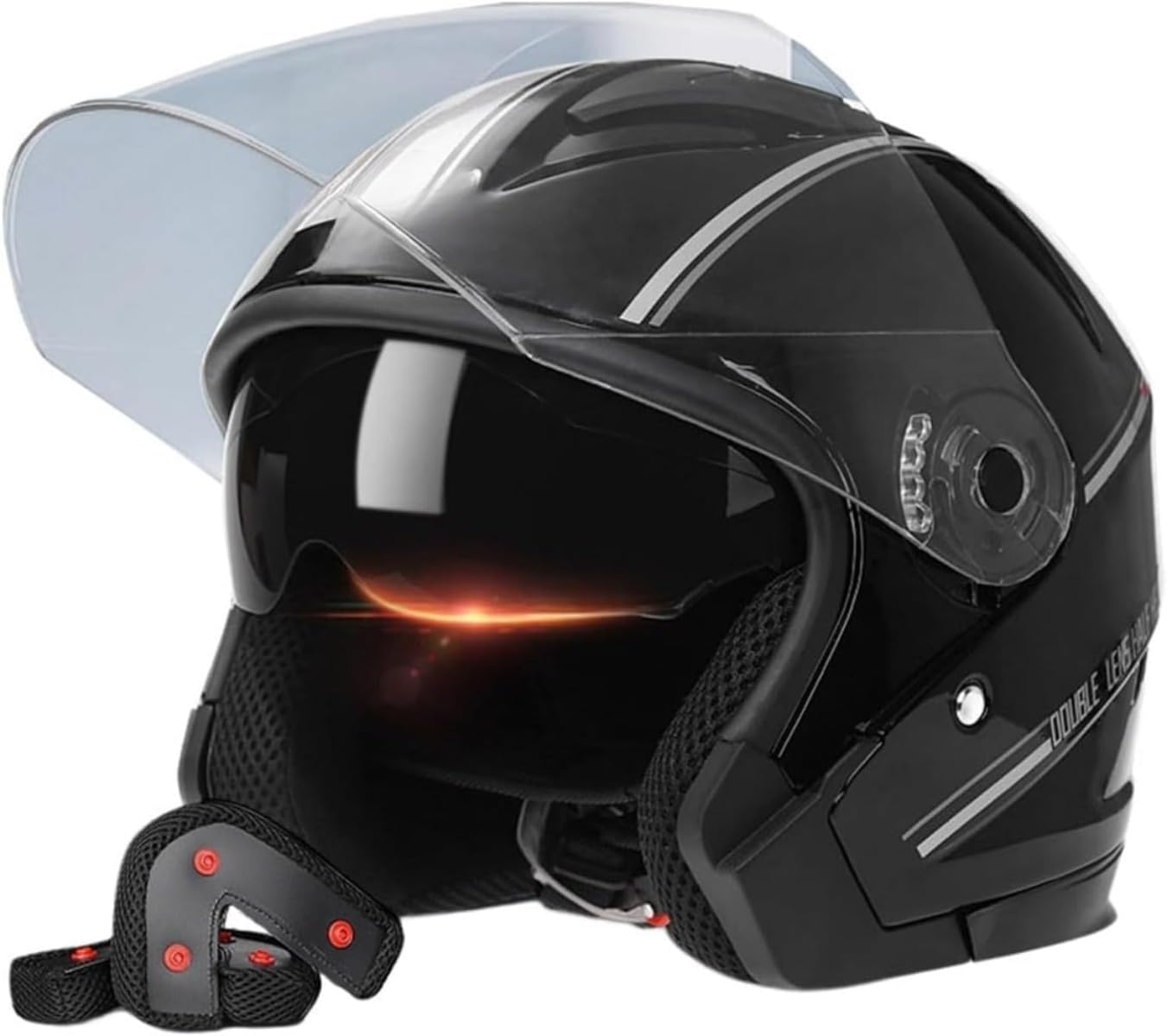 Amazon.co.jp: Defaesv バイク用ヘルメット オートバイクヘルメット 