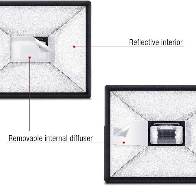 Difusor Softbox Universal para Flash Cámara 30×20cm miniatura 2