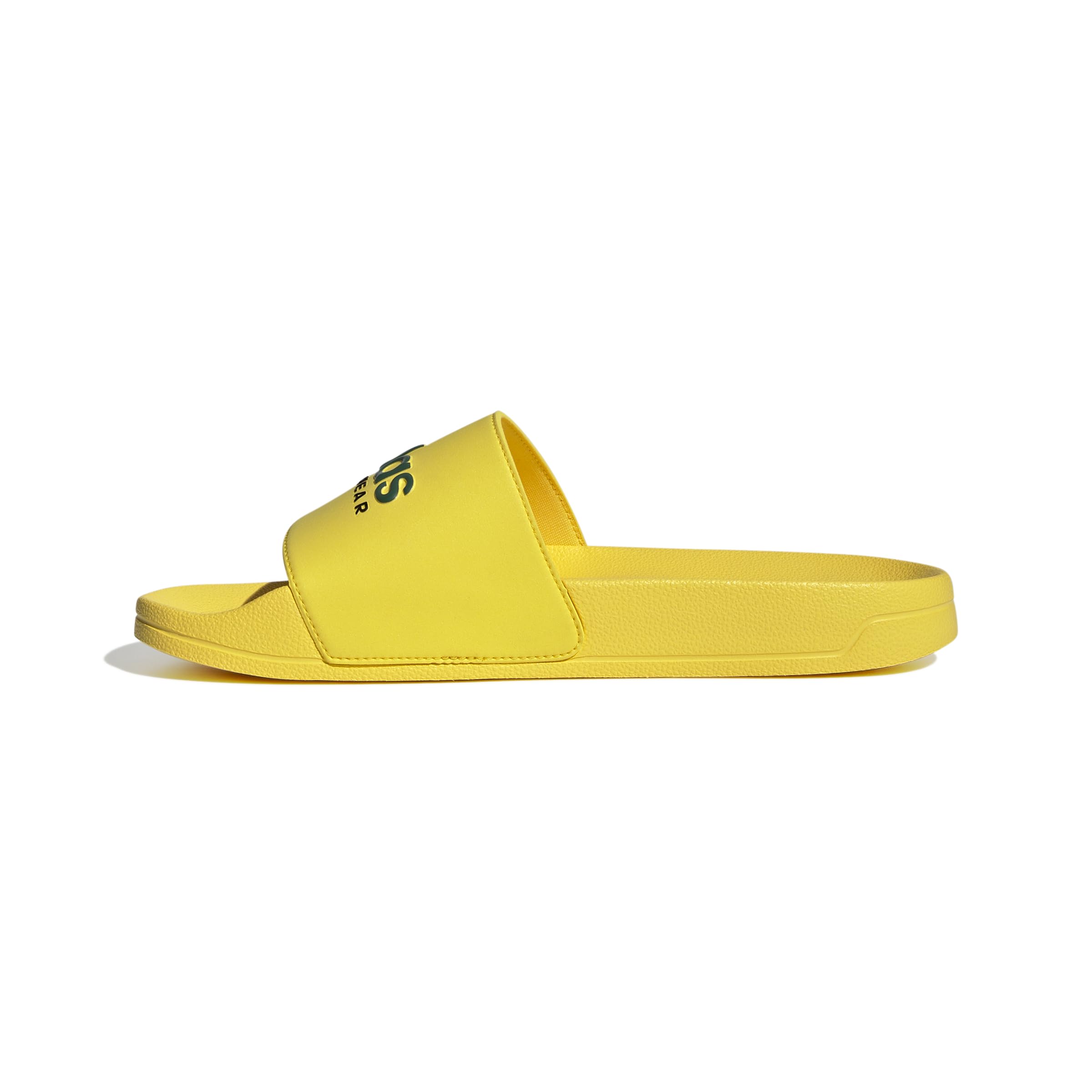 adidas Unisex Adult Adilette Shower Slide Yellow/Yellow/Collegiate Green 8 Women/7 Men